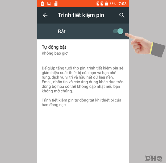 Chọn bật lên